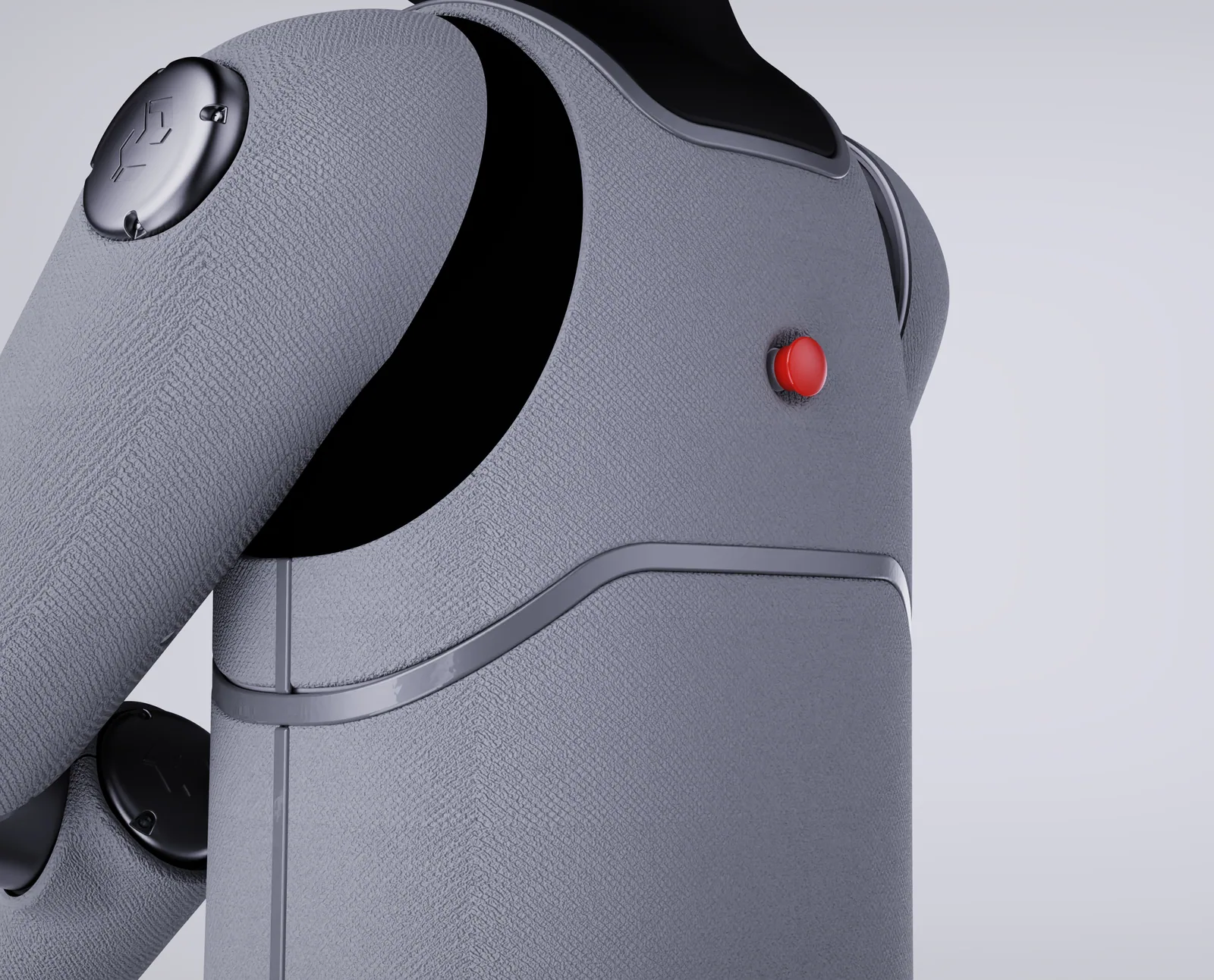 MARK One shoulder with a red status light
